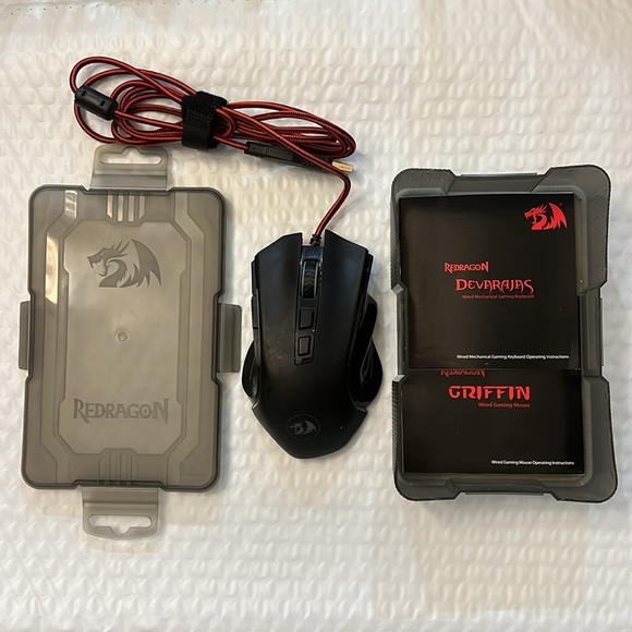 Redragon M602 RGB Wired Gaming Mouse RGB Spectrum Backlit Ergonomic Mouse - Picture 2 of 3